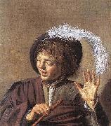 Frans Hals Singing Boy with a Flute WGA France oil painting artist